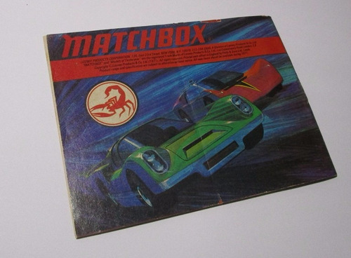 Matchbox Antiguo Libro Catalogo Usa Edition  Año 1971