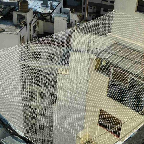 Imagen 6 de 10 de Kit Red Para Balcon 1,2.mm Malla Redes Proteccion Uv Ventana