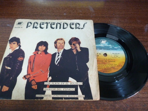 Pretenders Con La Plata En El Bolsillo Simple 7´  Argentino