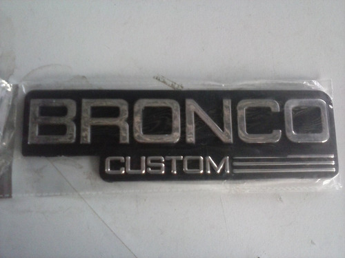 Emblema Letras Ford Bronco Base Plastica