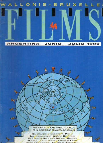 Catalogo Muestra Cine Belga En Argentina Junio 1990