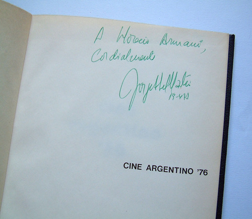 Cine Argentino ¿76, Jorge Abel Martín (firmado)
