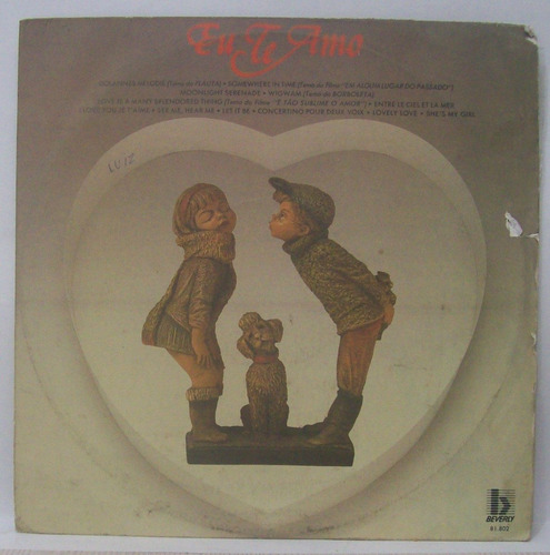 Lp Eu Te Amo - 1987 - Beverly