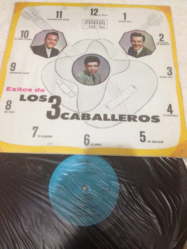 Los 3 Caballeros Éxitos Disco De Vinil Original 