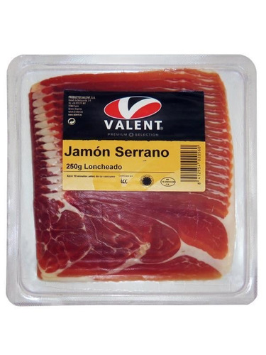 Jamón Crudo Feteado 250g. - Valent España