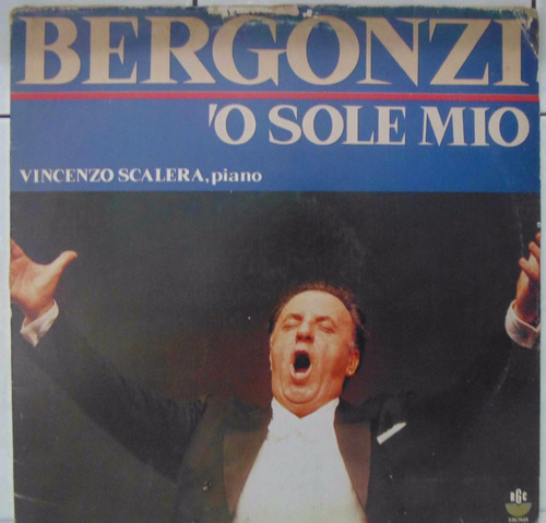 Lp Bergonzi - 'o Sole Mio - Vincenzo Scalera, Piano - 1993 -