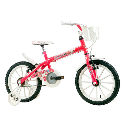 Bicicleta Track Bikes Monny Aro 16 Pink Neon Para Crianças