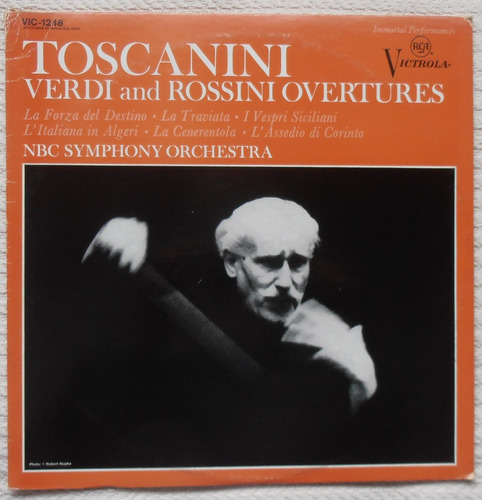 Verdi - Rossini Overtures ( L P Ed. U S A Sello R C A Mono)