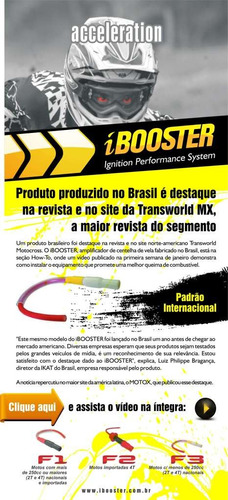 Cabo Ibooster F1 Amplificador De Centelha Fazer 250 Cb 300