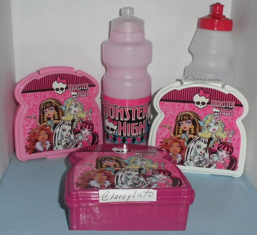 Monster High, Minnie, Sandw. + Cooler Combo Cotillón.