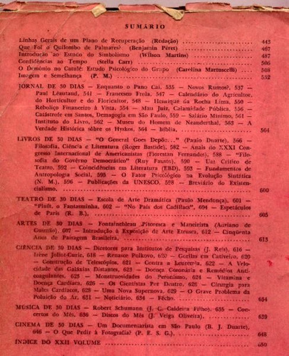 Imagen 2 de 2 de Anhembi. Revista Literaria. Dir. P. Duarte (en Portugués)