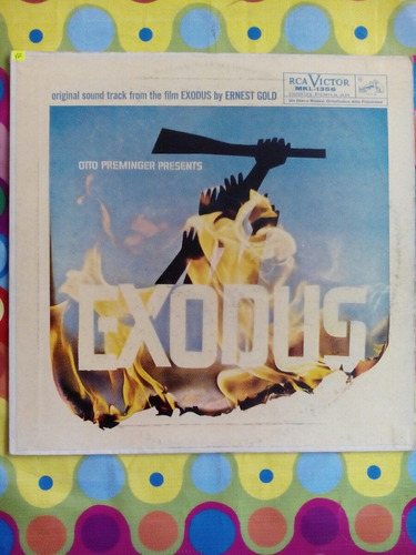 Exodus Lp Original Sound Track From The Film By Ernest Gold