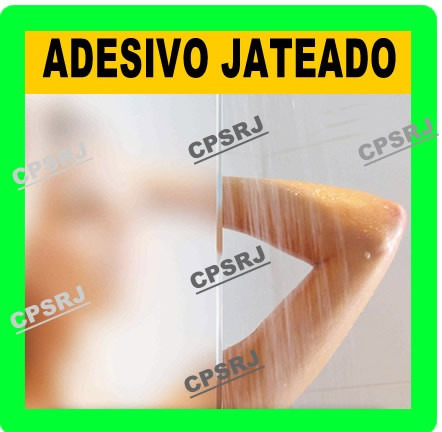 Adesivo Jateado Vidro Box Janela Porta Vitrine 1,22 X 0,60