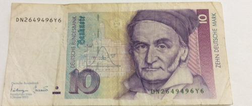 Cedula Da Alemanha 10 Deutsche Mark - 1993 Lote 21