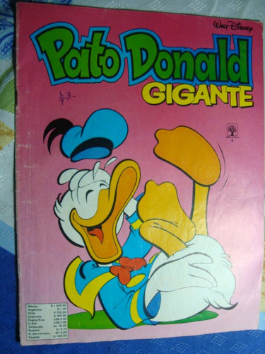 Revista Pato Donald Gigante Nro 4 Comic Historieta 1991