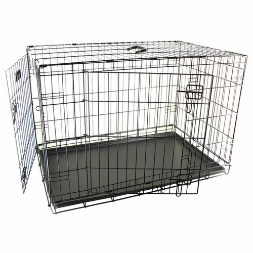 Gaiola Para Cachorro Tipo Americana Pawise Em Aço Inox N3