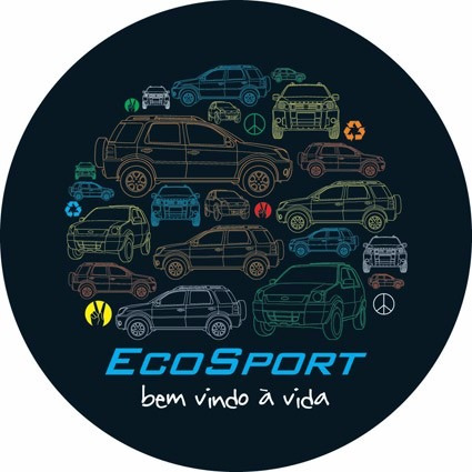 Capa Estepe Ecosport Eco Color Bem Vindo À Vida Cc561