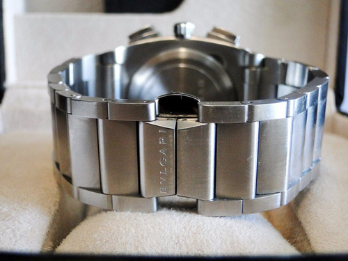 Bvlgari Ergon 40mm Cronográfo Todo Aço , Barato!!!!