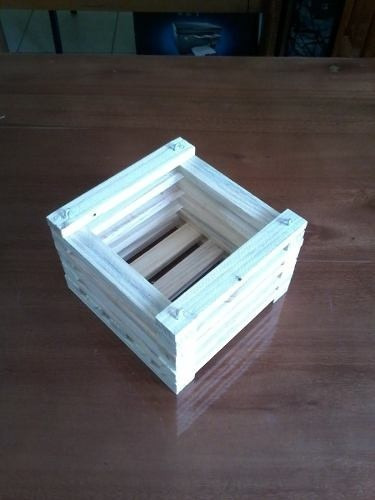 Cachepot Para Plantas - 15 Cm X 15 Cm - Sem Lixar 15 Peças