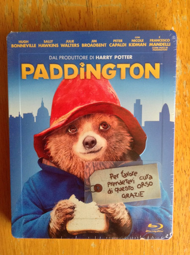 Paddington Blu Ray Steelbook Exclusivo Italia