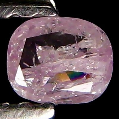 Diamante 0.18ct - Rosa - I1 - Lapidação Oval