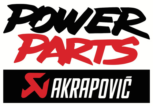 Imagen 2 de 2 de Sticker Akrapovic Plotter 801603 Original Alta Calidad