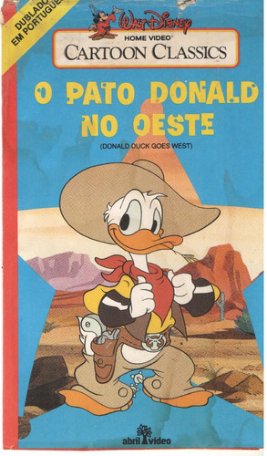Vhs O Pato Donald No Oeste 