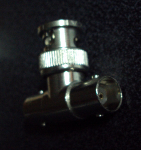 Conectores De Red En T Bnc (coaxial Video Y Red)
