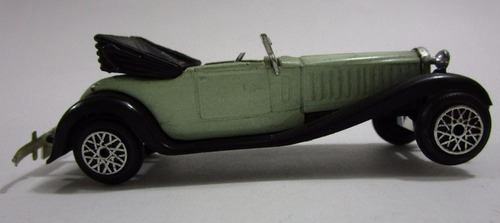 Bugatti 1927 Carro Auto Antiguo 10 Cm De Coleccion Metalico