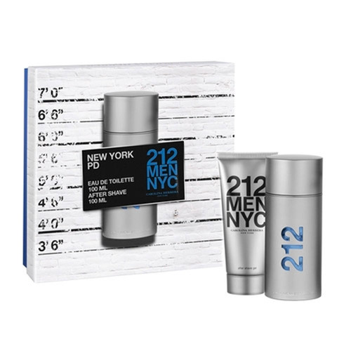 Coffret Carolina Herrera 212 Men Edt + Gel - Original