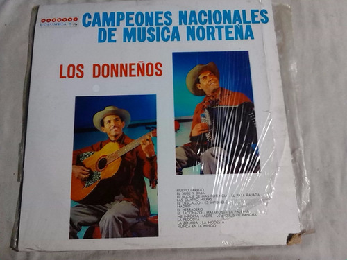 Los Donneños - Campeones Nacionales De Musica Norteña (lp)