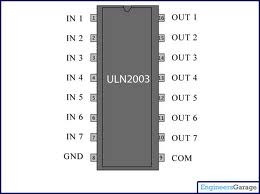 3 (tres) Uln2003 Driver 50v 0,5a Driver Motor Arduino Pic