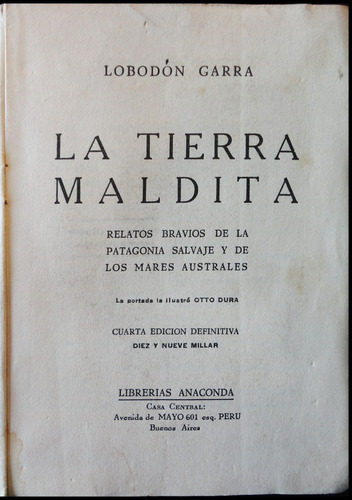 La Tierra Maldita. Lobodón Garra. 4ta. Edición Dif. 48n 212