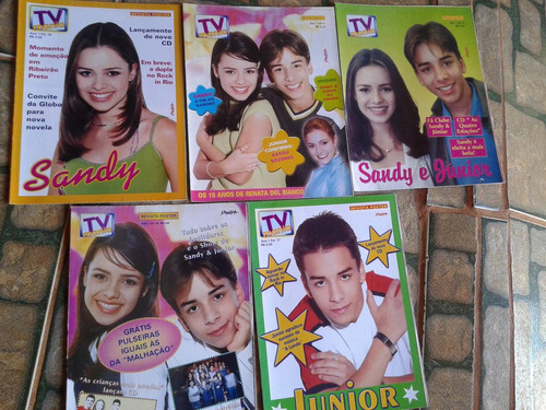 Revista Poster Tv Mania Sandy E Junior 6,00 Cada