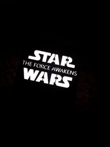 Luminaria Star Wars, Abajur, Em Led