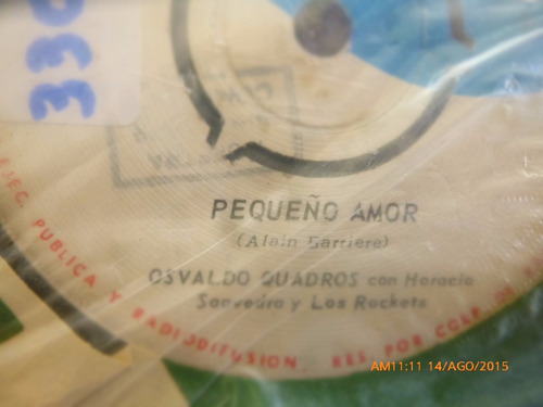 Vinilo Single De Osvaldo Quadros  Muchacha Agranada ( N33