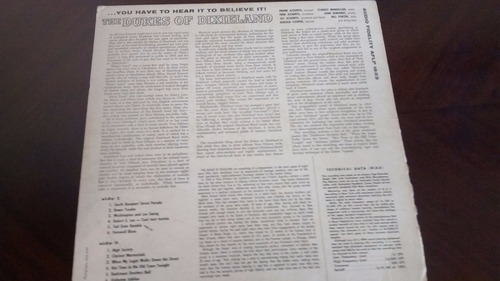 Vinilo Lp The Dukes Of Dixieland - You Have -(u1331