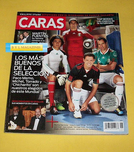 Javier Chicharito Hernandez Revista Caras Alizee Memo Ochoa