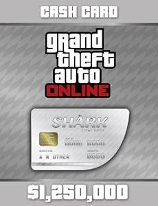 Grand Theft Auto Online: Cash Card Great White Shark [código