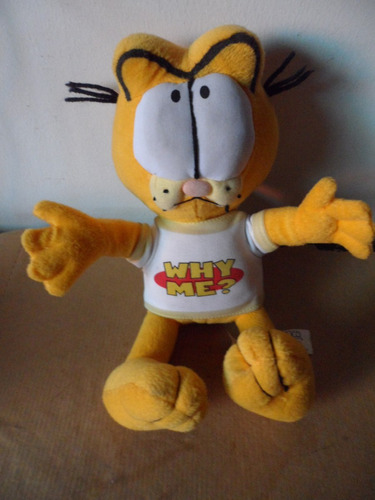 Peluche Garfield The Cat Why Me Retro Vintage By Jim Davis