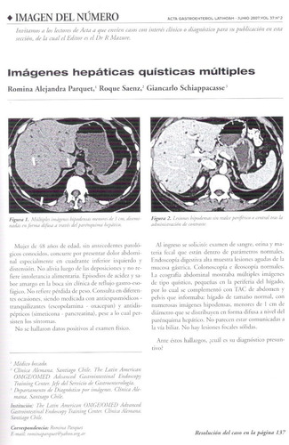 Gastroenterologia - Acta Gastroenterologica Latinoamericana