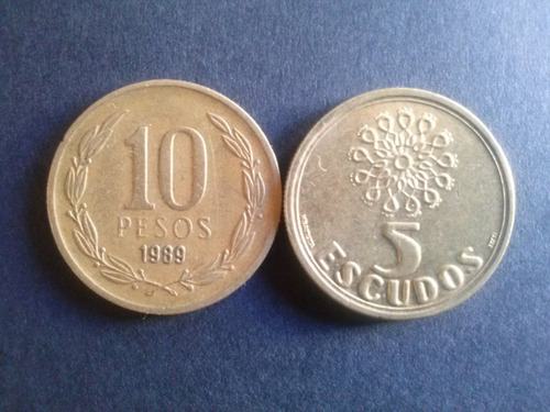 Moneda Portugal 5 Escudos 1998 Bronce (c24)