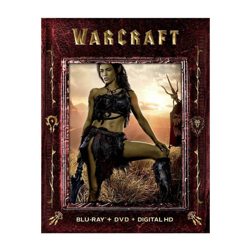 Warcraft Pelicula Bluray + Dvd + 4 Postales Intercambiables