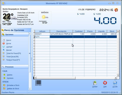 Imagen 2 de 10 de Simple Kioscos El Programa Más Vendido De Ventas,stock Caja