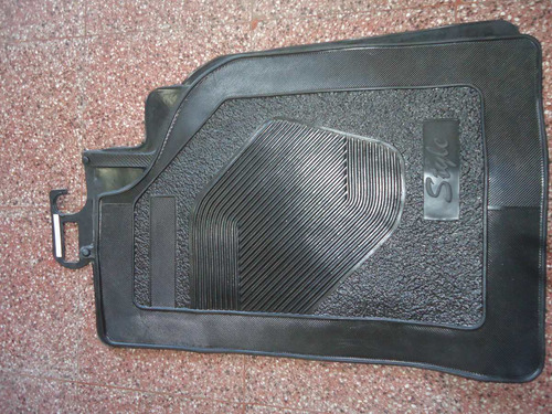 Cubre Alfombra Vinilica Nex Universal 3 Piezas- Negra