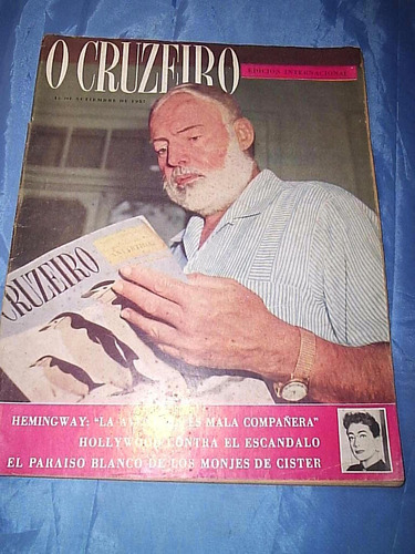 Revista  O Cuzeirio Setiembre 1957 - Hemingway Intimo
