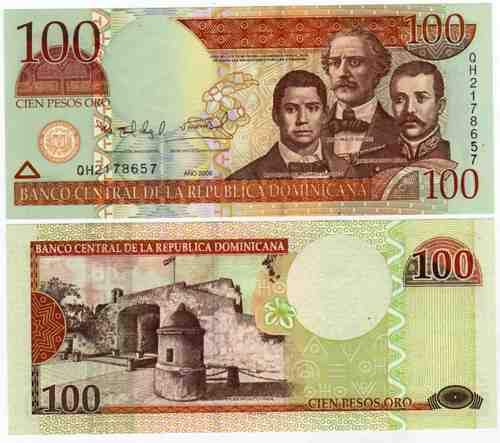 Nuevo Billete Dominicana De 100 Pesos Año 2006 Sin Circular