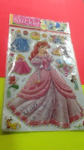 Stickers Decorativos Infantiles Calcomanias Princesas