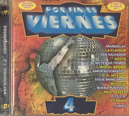 Cd Por Fin Es Viernes 4 Con  2cds La Flavour Azoto Musique