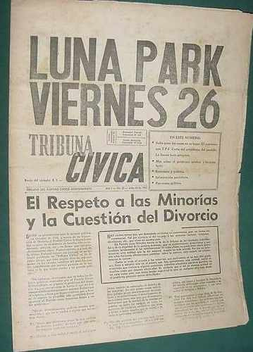 Diario Tribuna Civica 23 - 1951 Partido Civico Independiente